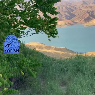 زمین در طالقان ویو دریاچه