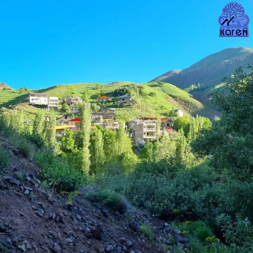 عکس مرتفع‌ترین روستای طالقان آسکان