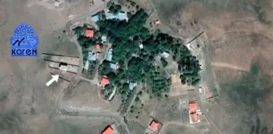 عکس هوایی زمین فروشی در روستا های طالقان